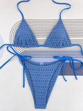 Halter Wrinkled Mini Micro Bikini Women Swimwear Female Swimsuit Two-pieces Bikini Set Brazilian Bather Bathing Suit Swim Lady