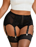 Ohyeah White Sexy Garter Belt Black Imitation Leather Lace Garter Suspenders Lingerie Hot Elastic High Waist Stocking Belt