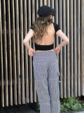 Women's O-neck Backless T-shirt Short Sleeve Solid Color Crop Top Summer Cute Baby Tee Y2K Clothes Bodycon Tunics Fashion Tank