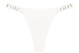 New Women's Smooth Low Waist Sexy Panties Women Thongs Rhinestones Letter Diamonds G-string Sports Thong Briefs T-back Shiny
