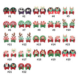 Christmas 2.8"Mouse Ears Hair Clips For Children Sequins Bow Hairpins Girls Festival Party DIY Hair Accessories
