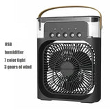 Hot Sale! Home - Portable Fan Air Conditioner: 3-in-1 Design with Humidifier USB Electric LED Night Light