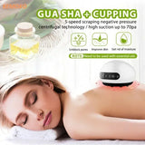 Electric Cupping massage Guasha Scraping EMS Body massager Vacuum Cans Suction Cup IR Heating Fat Burner Slimming Body Massger