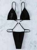 Sexy Extreme Mini Micro String Women Swimwear One Piece Swimsuit Female Cross Backless Monokini High Cut Bathing Suit Swim Lady