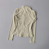 Women's High-End Yoga Suit with Standing Collar Long-Sleeved Sports Jacket for Running And Training Windproof Fitness Jacket