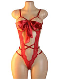 Sexy Lingerie Woman Lace Transparent Underwear Sexua Temptation Teddy Lingerie Deep V Open Bra Hot Dress Crotchless Bodysuits