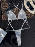High Cut Out G String Female Swimwear One Piece Swimsuit Women Mini Micro Thong Monokini Bather Backless Bathing Suit Swim Wear