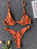 High Cut V-bar Underwired Bikini Women Swimsuit Female Micro Thong Swimwear Two-pieces Bikini Set Push Up Bathing Suit Swim Lady