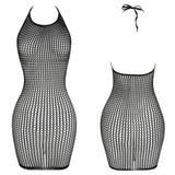 1PC Women Sexy Fishnet Beach Cover Up Hollow Out Bodycon Dress See Through Summer Swimwear