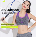 New Sports Bra Women Seamless Gym Jogging Crop Top Female Tops Yoga Fitness Shockproof Vest Sport Bras for Women Sutian Feminino