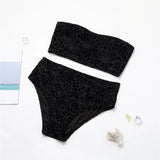 0XL - 4XL New Leopard Bikini Plus Size Large Size Swimwear Women Swimsuit Female Two-pieces Bikini set Bather Bathing Suit K3977
