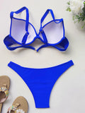 Sexy Push Up Bikinis Sets Two Pieces Solid Thong Swimsuit Bikini Swimsuit Swimwear Biquini Conjunto De Bikini Tankini Biquini