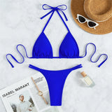 XS - L Rhinestone Extreme Mini Micro Thong Bikini Women Swimwear Female Swimsuit Two-pieces Bikini Set Bather Bathing Suit V3384