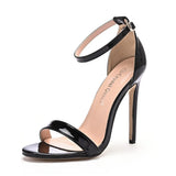 2026 spring Fashion Large Size 11cm Woman Sexy Dance Shoes Sandals Women Shoe Summer High Heels Stiletto Elegant Party Shoe