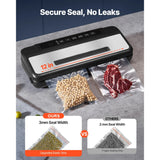 SucceBuy 80Kpa 120W Vacuum Sealer Machine 7-in-1 With Free Bags