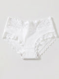 3PCS/Set Women's Sexy Lace Panties High Waist Hollow Out Briefs Breathable Underwear Female Elastic Soft Lingerie XS-XXL