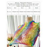 1 Set Sexy Women Fishnet Cover Ups Hollow Out Bodycon Women's Swimwear See through Tassel Dress without Bikini Beachwear