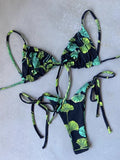 RUOTONGSEPT Low Waist Bikinis 2022 Triangle Swimwear Female Swimsuit Women Print Bikini set two-Piece Suit Push Up Bathing Suit
