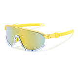 YIMARUILI 2025 New Kids Outdoor Cycling Sunglasses Sports Colorful Glasses Children's Fashion Trend Boys and Dirls Eyeglasses KB