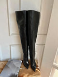 Boot Leg Long Boots Women European and American Fashion Sexy Pointed Thin High Heels Women Comfort Pleated Women's Boots 2023