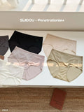 Women's seamless mid-waist underwear summer cotton bottom breathable briefs comfortable