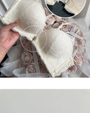 Summer Hot Sale! Front Closure Compression Bra for Small Bust - Sexy Lace Back Push Up Bralette, Lightweight Invisible Comfort