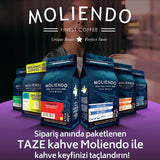 Moliendo Amalfi Espresso Blend: Premium Coffee Beans (1000 gr) - Rich Chocolate, Vanilla & Red Fruit Flavors - Fresh Roasted, Gourmet Coffee