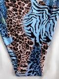 2025 Brazilian Thong Bikinis Strappy Swimsuit Women Sexy Printed Swimwear Female Bathers Swimming Bathing Swimming Swim Suit