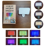 Portable Mini Selfie Fill Light Rechargeable 3 Modes Adjustable Brightness Clip On For Mobile Phone Make Up Computer Fill Light