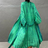 New 10 Colors Printed Long Sleeve With Belt Tunic Beach Cover Up Cover-ups Beach Dress Beach Wear Beachwear Female Women V4521