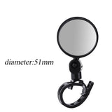 2pcs Adjustable Rotate Bicycle Auxiliary Rearview Mirror Handlebar Mount Wide-Angle Convex Cycling Rear View Mirrors Accessories