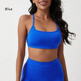 DIAS FIT JOY New style cross back yoga bra Plus Size removable chest cushion sexy back sports vest fitness running gym