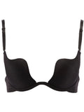 U-Back Push-Up Bra - Backless Deep U Bralette, Non-Slip Thickened Straps Smooth Invisible Design, Large Bust Support for Dresses