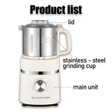 SUNATUR 1.2L Wet Dry Grinder electric coffee grinder Commercial Multifunctional Food processor coffee Bean Spice Milling Machine