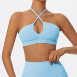 New Summer Sexy Sports Bra Workout Brasier Running Breathable Fitness Underwear Female Quick-Dry Yoga Clothes Gym Top Woman