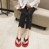 2025 Women's Flat Flip Flops Sandals Black White Summer Shoes Casual Outdoor Wear Beach Vacation Slides