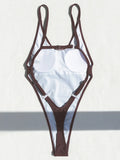 Sexy Backless Extreme G String Mini Micro Thong Women Swimwear One Piece Swimsuit Female Monokini High Leg Cut Bathing Suit Swim