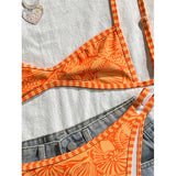 S - XL Printed Bikini Female Swimsuit Women Swimwear Two-Pieces Bikini Set High Cut Leg Brazilian Bather Bathing Suit Swim V8148