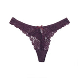Lace Thong Women Lace Low Waist Panties Sexy Transparent Underwear Ladies Briefs Lingere Panty Underware Womens Lingerie