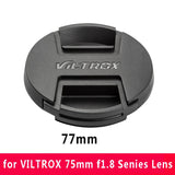 viltrox lens front and rear covers are suitable for 23mm/33mm/56mm/67mm/72mm/85mm/24mm/35mm/50mm/13mm lenses