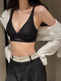 MOYISU Japanese Milk-Skin Bralette - Wireless Summer Bras for Small Chest Traceless Lift Soft Jelly Support Back Tuck Technology