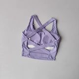 Women's Shock Absorbing Sports Bra Gathered Design Running Fitness Vest Underwear Quick Dry Comfortable Bra for Active Women
