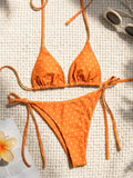 Sexy Swimsuit Women's Bikinis Swimwear Woman  Bathing Suit 2 Piece Triangle Bikinis Sets Beach Dress Wear Cover Up Beachwear