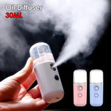 Chargeable Rain Cloud Humidifier Home Small Air Humidifiers Personal Facial Sprayer Humidifier Atomizer 30ml Bedroom Mist Cooler
