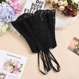 Toucheart Hot Girl Suspender Sexy Top with Fishbone Corset Intimate Hollow See-through Lace Classic Romantic Retro Palace Corset