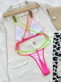 2026 New Sexy One Piece Swimsuit Swimwear Women Solid Patchwork Corss Straps Bathing Suit Beachwear Thong Maillot De Bain Femme