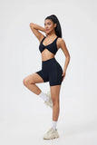 DIAS FIT JOY fold sports bra cross beauty back detachable yoga bra tight fitting outdoor sports running fitness gym suit