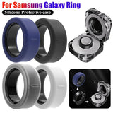 For Samsung Galaxy Ring Elastic Ring Case Anti-Drop Silicone Smart Ring Skin Cover for Galaxy Ring Size 5 6 7 8 9 10 11 12 13