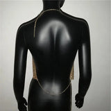 Festival Brilliant Rhinestone Backless Party Crop Top Women 2025 Summer Glitter Evening V Neck Diamonds Metal Tank Tops