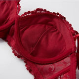 MOYISU French Victoria's Thin Cup Bralette Small Bust Adjustable Push Up | Breathable Tushy Bra | Summer Sexy & Girlish Lingerie